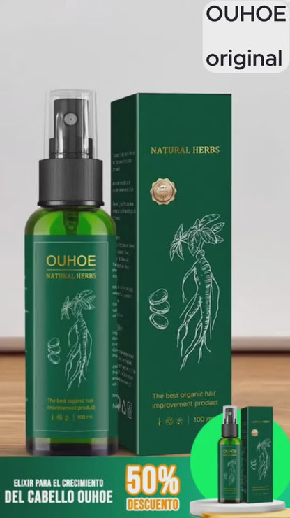 Elixir OUHOE capilar para crecimiento y control de caída